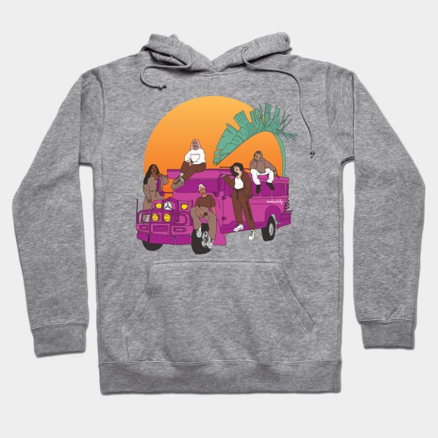 The Jeepney Sunsets — Oodaalolly x MAP'D Hoodie by Oodaalolly